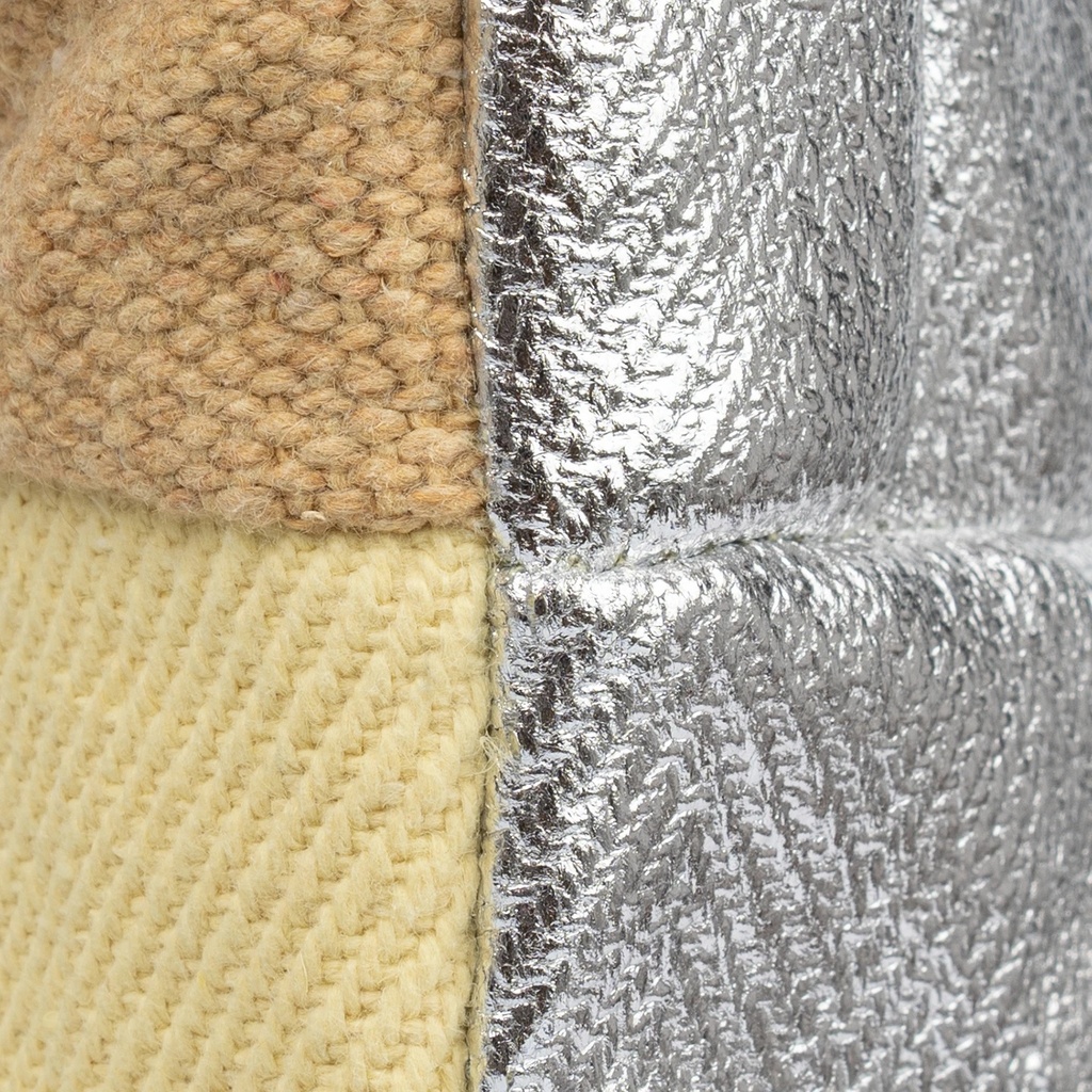 605 Heat Resistant Gloves (Aluminized Over Aramid, Palm: PBI/Aramid/Glass), up to 1000°C