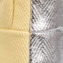 708 Heat Resistant Gloves (Aluminized Over Aramid, Palm: Aramid /carbon ), up to 500°C