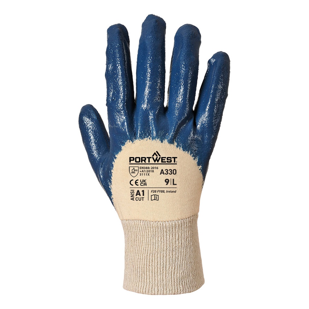 A330 Nitrile Light Knitwrist Glove