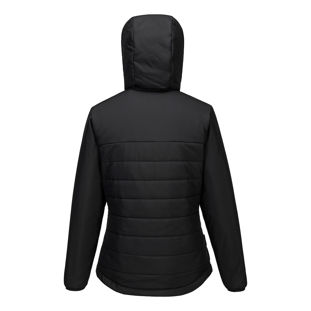 S613 Professional Women's Hooded Insulated Baffle Jacket