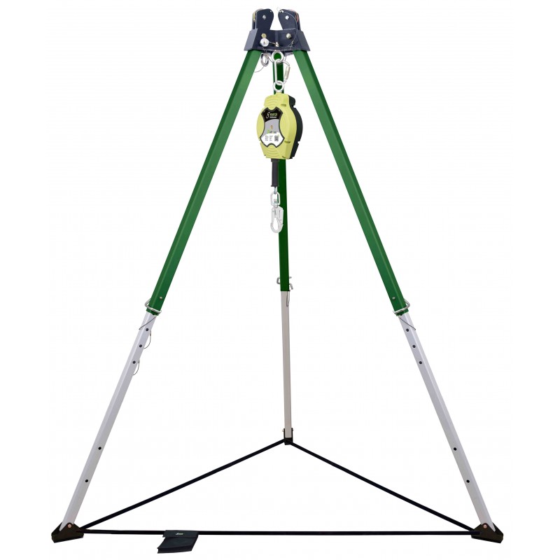FA 60 102 00 ATEX Tripod 10 ft. with double head mounted pulleys