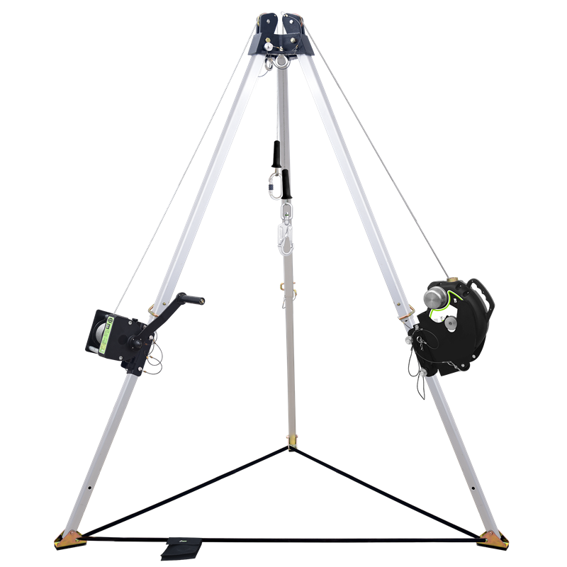 FA 60 102 00 ATEX Tripod 10 ft. with double head mounted pulleys
