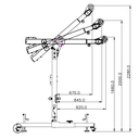 FA 60 105 07 EasySafeWay 1, Mobile H-shaped base davit system