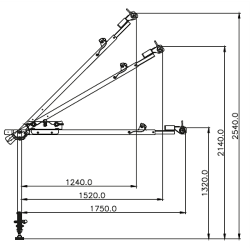 FA 60 106 00 EasySafeWay 2 Pole hoist for confined space entry, retrieval and rescue