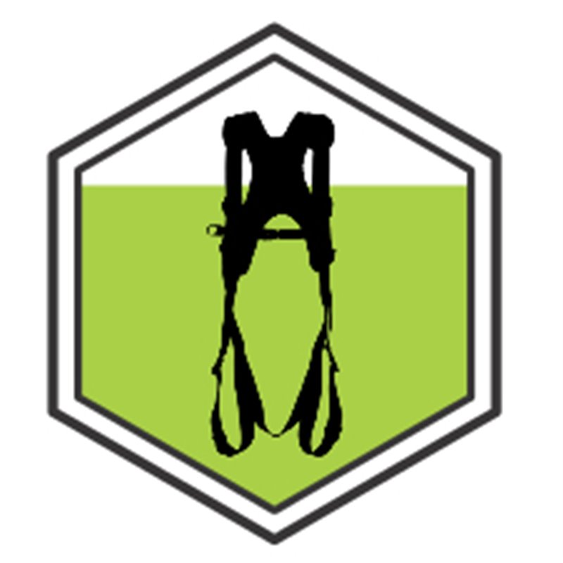 FA 10 105 0A - Body harness 2 attachment points with automatic buckles (2)