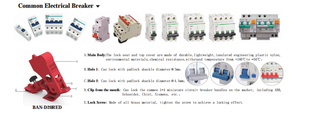 D20 Universal Circuit Breaker Lockout