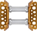 R005AA00 ROLLER COASTER Reversible rope protector on bearings for a moving rope