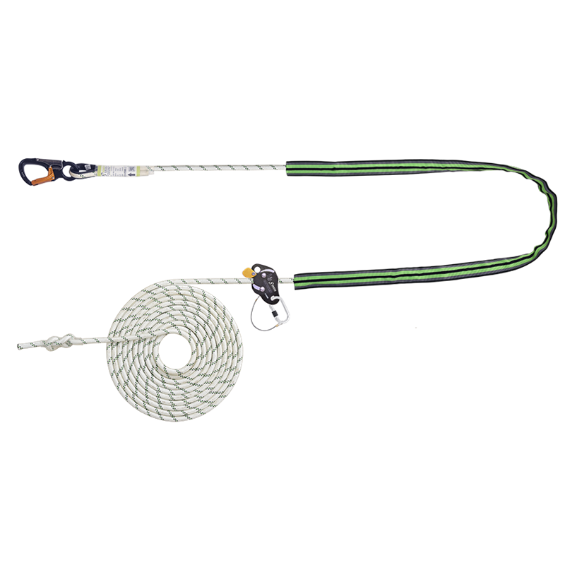 FA 40 906 - Kernmantle Work positioning lanyard with a rope grab adjuster