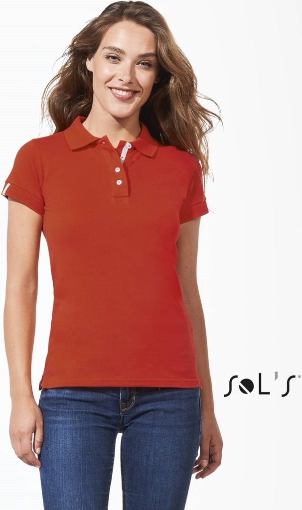 00575 PORTLAND WOMEN Polo shirt Piqué 100% Cotton Combed