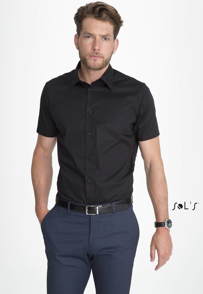 17030 BROADWAY Shirt Poplin Strech 97% Cotton 3% Elastane