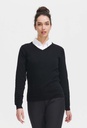 90010 GALAXY WOMEN V-Neck Sweater Tricot 49% Cotton 49% Acrylic 2% Polyamide