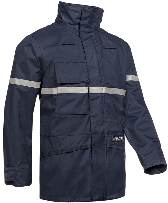 Glenroy Flame retardant, anti-static rain jacket