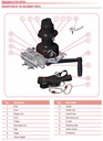 INLH500KIT Winch LokHead 500KIT with reversible plate MWL 240 kg