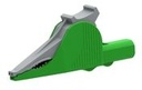 5066-IEC Alligator clip with 4 mm female banana socket