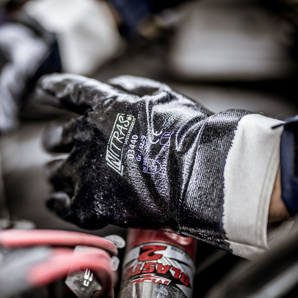 N03440 NITRAS nitrile coated gloves