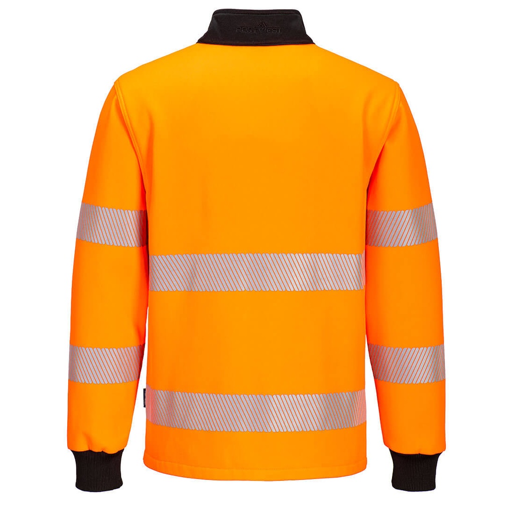 PW326 PW3 Hi-Vis 1/4 Zip Sweatshirt