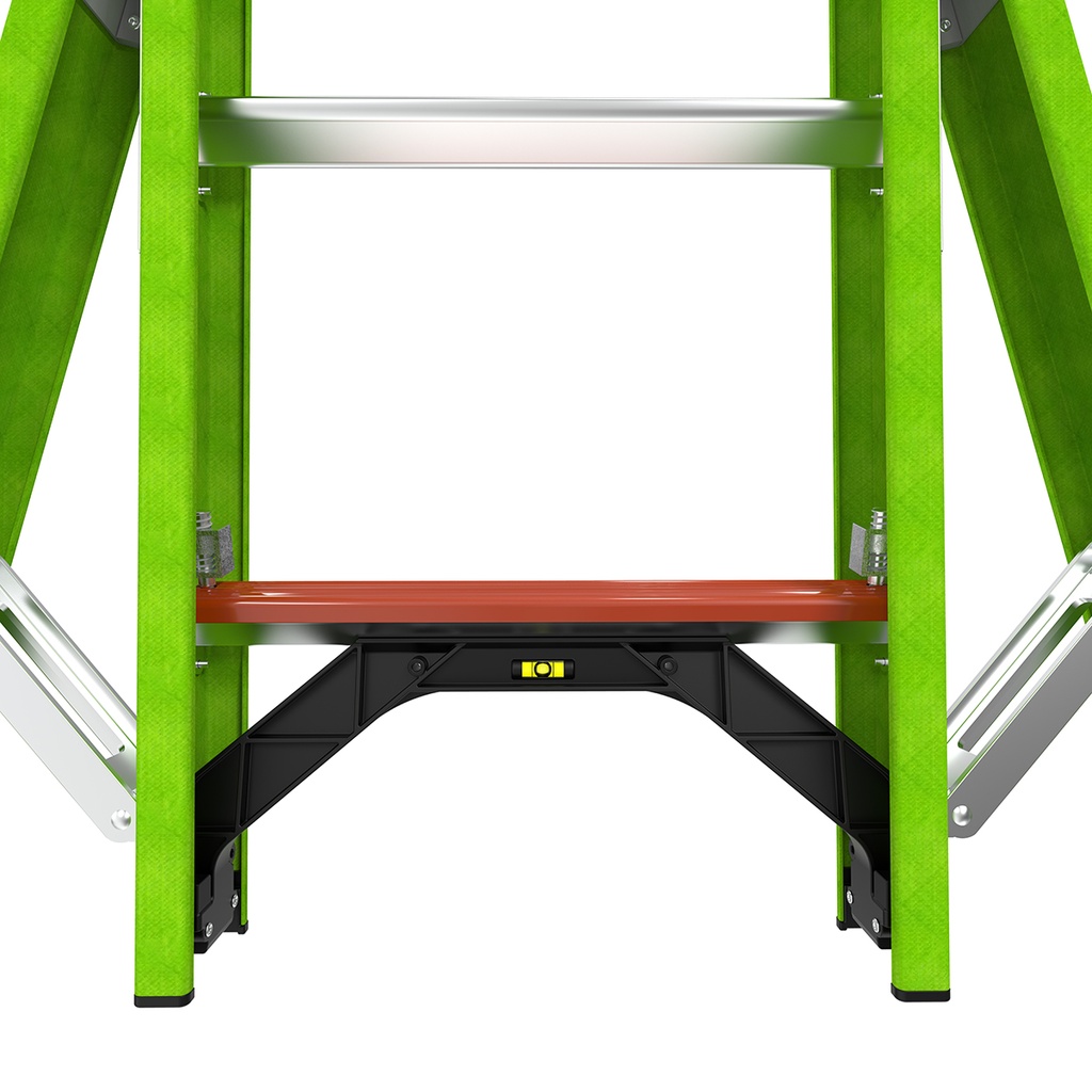 17216EN SUMOSTANCE with HYPERLITE Technology, 2 x 8 rungs - EN 131 - 150 kg Rated, Fiberglass Extension Ladder with GROUND CUE and Pole Strap