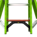 17220EN SUMOSTANCE with HYPERLITE Technology, 2 x 10 rungs - EN 131 - 150 kg Rated, Fiberglass Extension Ladder with GROUND CUE and Pole Strap