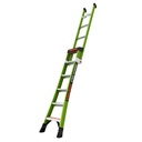 13610 KING KOMBO Industrial, 6' 170 kg Rated, Fiberglass 3-in-1 All-Access Combination Ladder with Rotating Wall Pad, V-Rung Corner Pad, GROUND CUE, and Heavy-Duty Feet