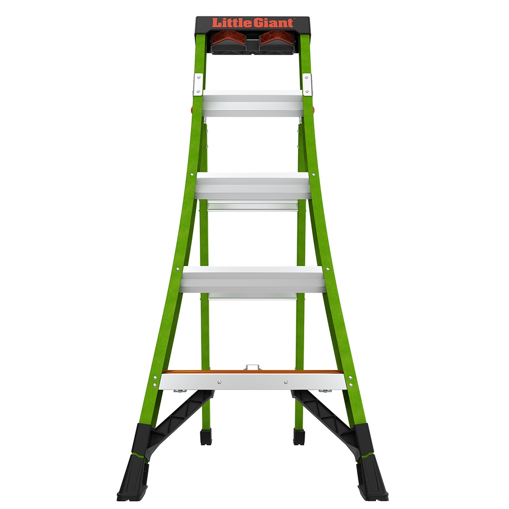 13580 KING KOMBO Industrial, 5' 170 kg Rated, Fiberglass 3-in-1 All-Access Combination Ladder with Rotating Wall Pad, V-Rung Corner Pad, GROUND CUE, and Heavy-Duty Feet (copy)