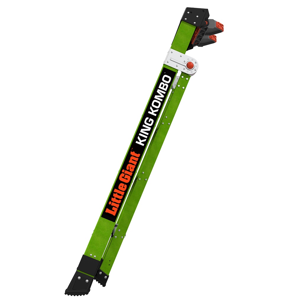 13580 KING KOMBO Industrial, 5' 170 kg Rated, Fiberglass 3-in-1 All-Access Combination Ladder with Rotating Wall Pad, V-Rung Corner Pad, GROUND CUE, and Heavy-Duty Feet (copy)