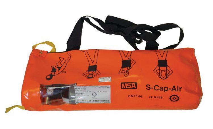 S-Cap-Air Emergency escape breathing device set, charged