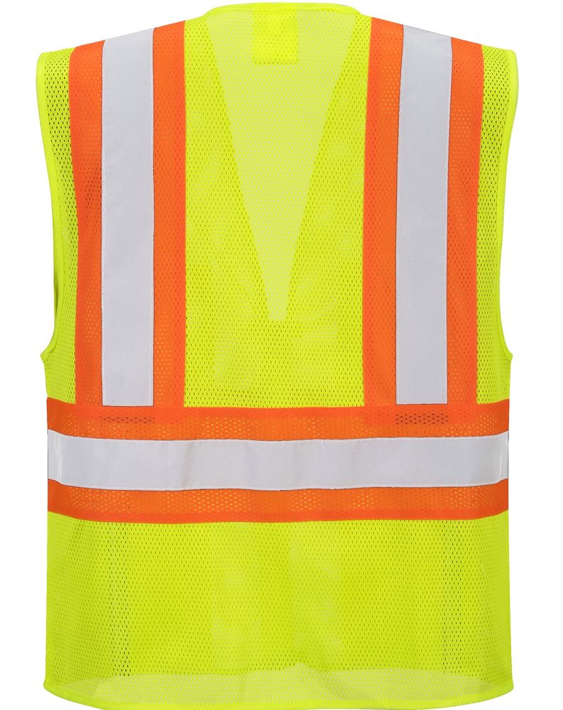 US371 Tulsa Contrast Hi-Vis Mesh Vest