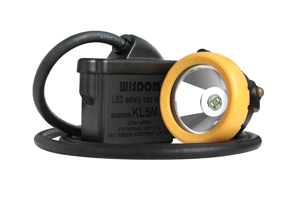 KL5M ATEX M1 Corded miner's cap lamp