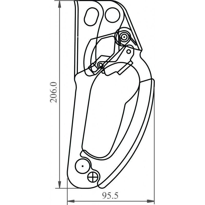 FA7000200 Ascender Handle (left)