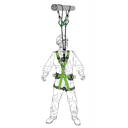 FA3082420 GRAVITY-S, 2 m forked expandable energy absorbing lanyard with intermediate tie-back rings