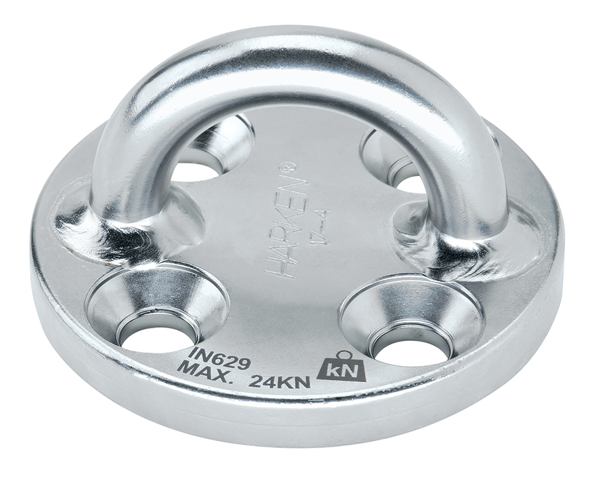 IN629 95 mm Stainless Steel Round Standard Padeye