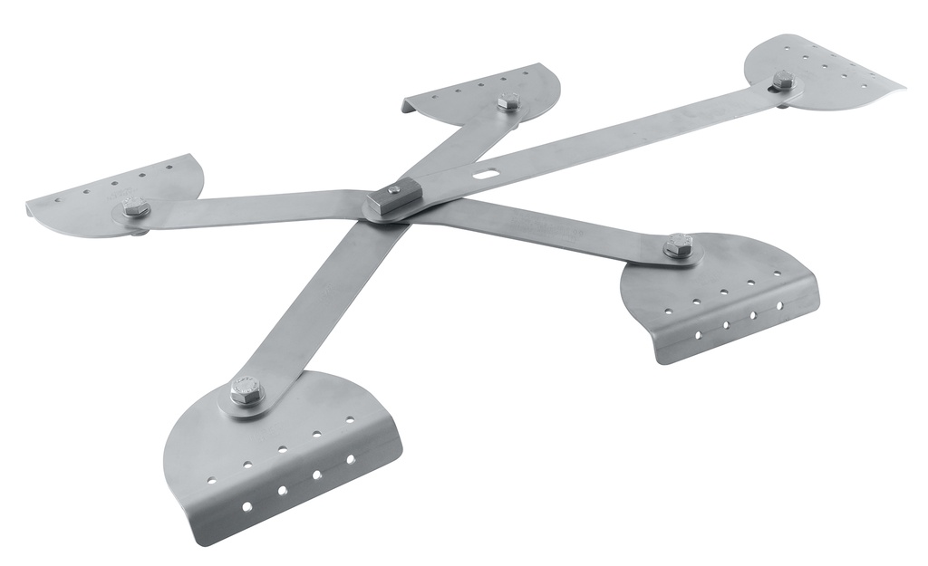 INBRKT.X5S R27 Long-Span Access Rail Bracket for Metal Roofs - End, Support 5 arms short type
