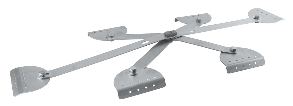 INBRKT.X6L R27 Long-Span Access Rail Bracket for Metal Roofs - Middle, Support 6 arms long type 