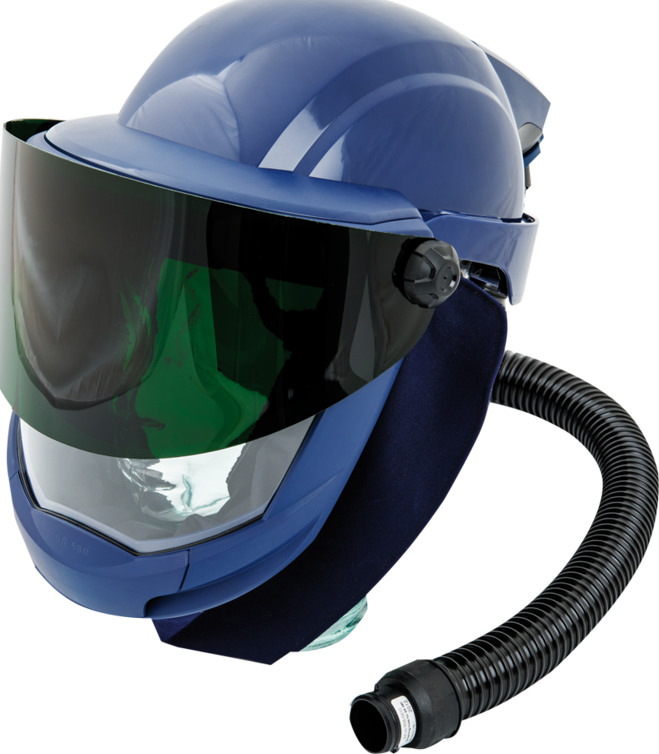 SR 588-1/SR 580 Visor 2/3, EN 3 with Helmet with visor