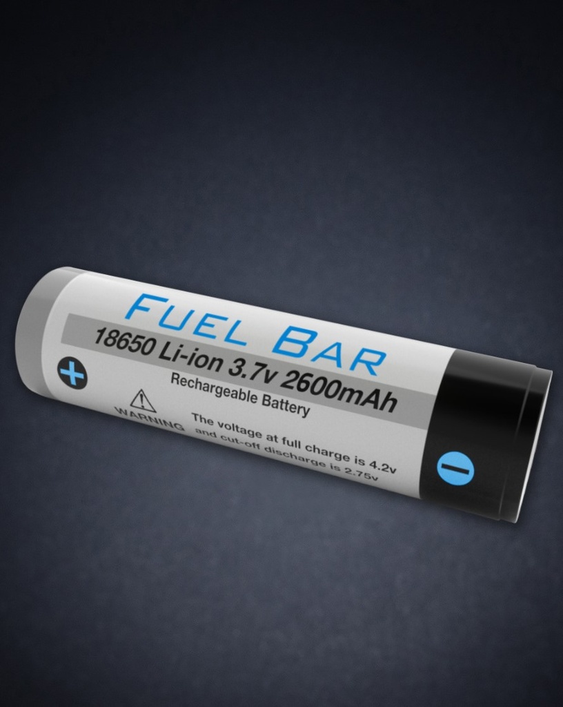 18650 Fuel Bar Samsung 18650 3.7v 2600mah LI-ION Battery - for FL-11R &amp; HV-FL9R