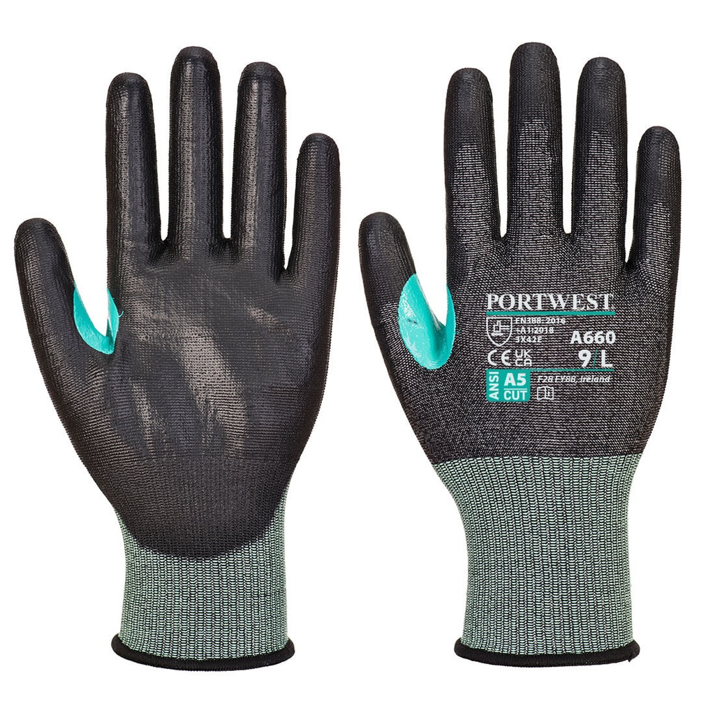 A660 PU Coated CS E18 Glove, Cut (E)