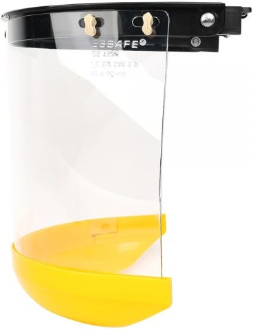 GE 1255-10 Mbrojtese Fytyre qe Montohet ne Helmet (20x40 cm), Mbrojtës i mjekrës