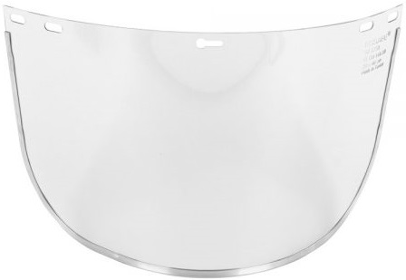 GE 1251 Clear Visor (20x40 cm) - Aluminum Supported