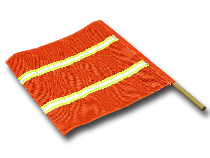 GE 6042 Road Work Flag - Orange Ebat: 38x37 cm - Reflective