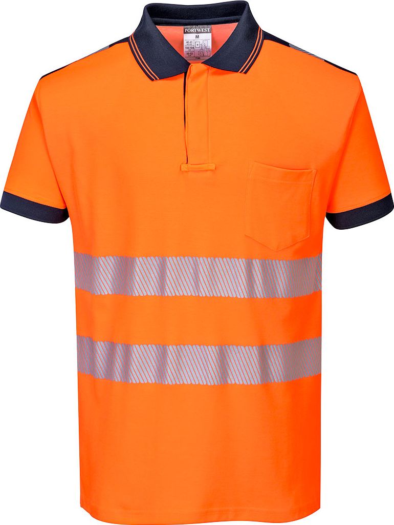 T180 PW3 Hi-Vis Cotton Comfort Polo Shirt S/S