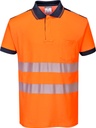 T180 PW3 Ανακλαστική Πόλο Μπλούζα Cotton Comfort S/S