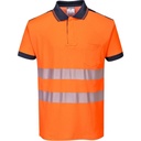 T180 Vision Поло маица со висока видливост Cotton Comfort S/S