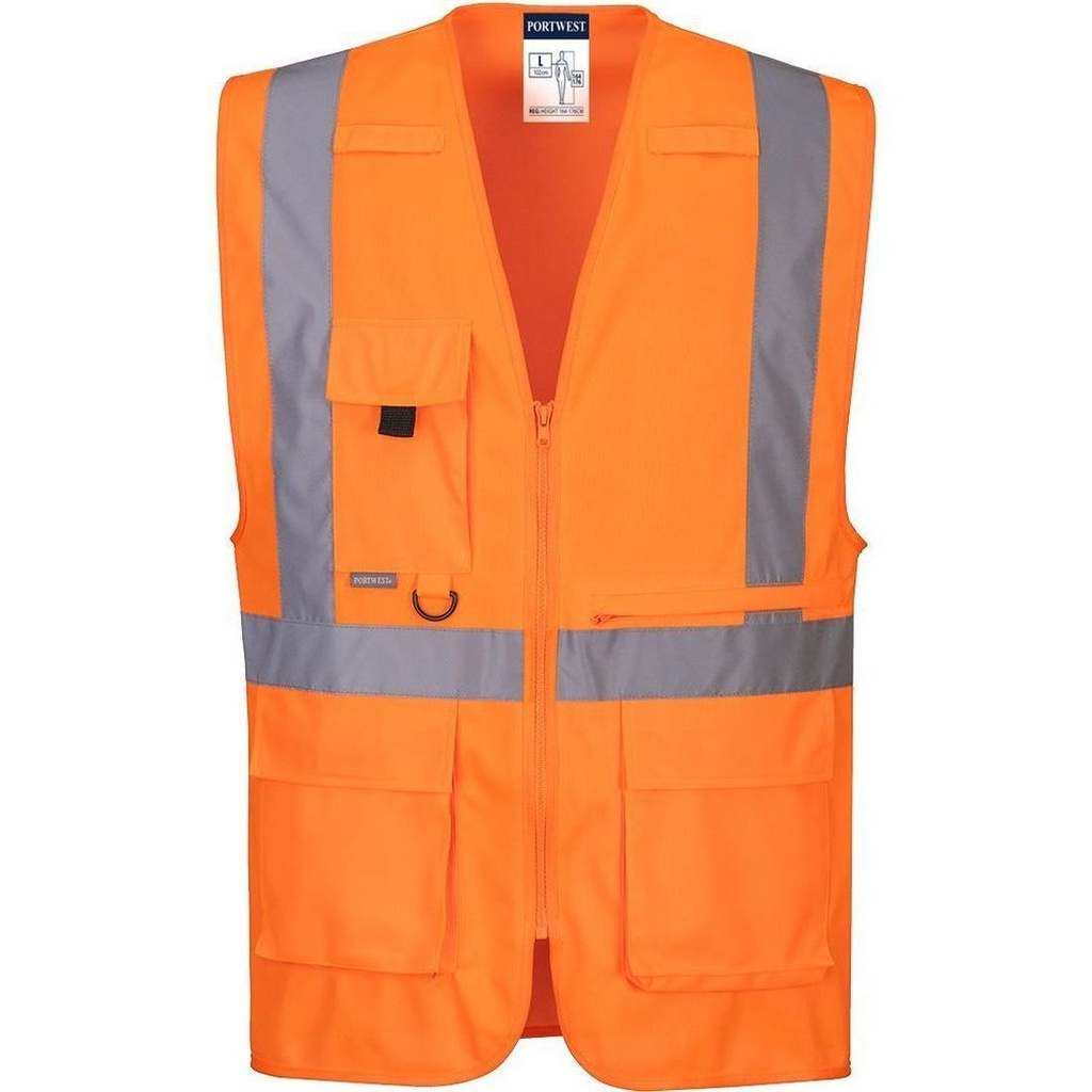 C357 Hi-Vis Executive Vest With Tablet Pocket