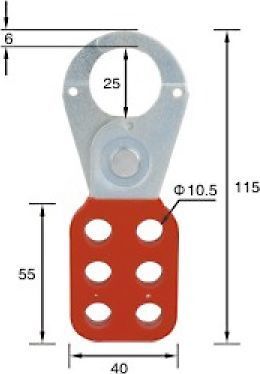 K0 Steel Hasp Lockouts