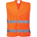 C474FOB Hi-Vis Two Band Vest