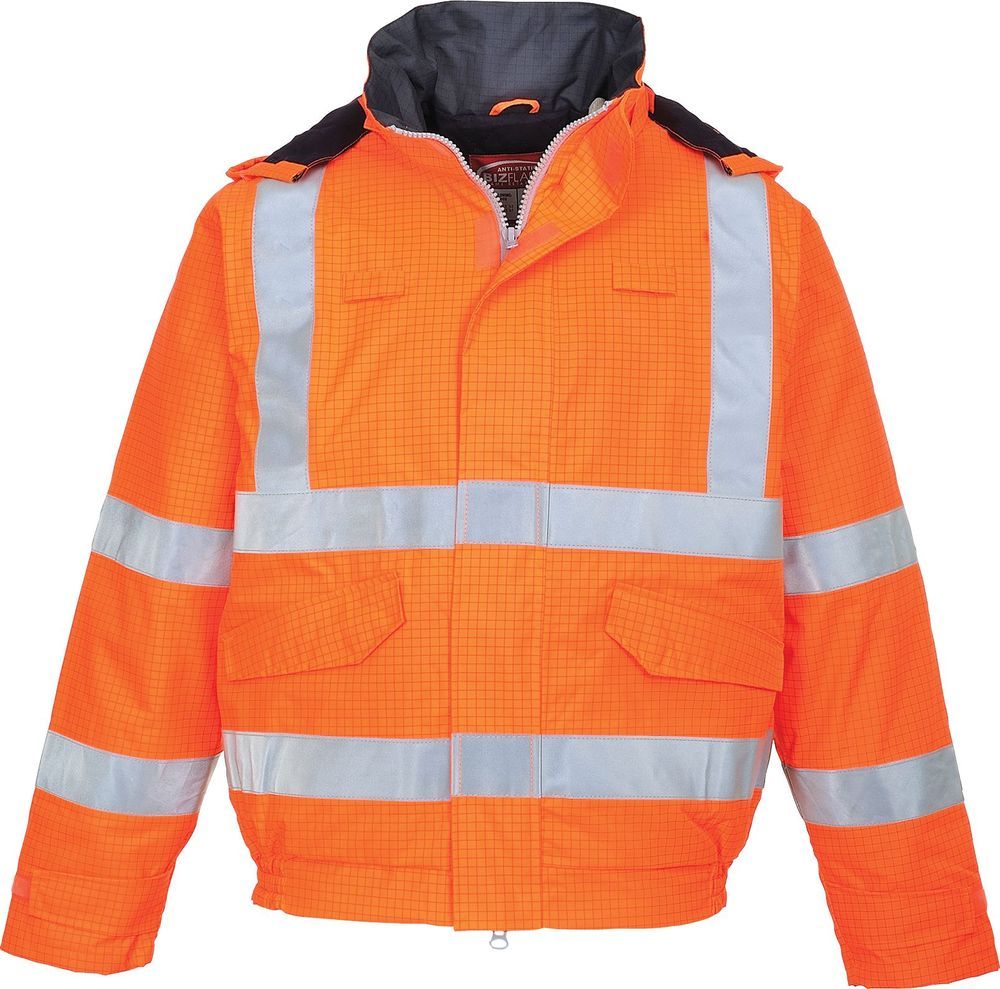 S773 Bizflame Rain Hi-Vis FR Bomber Jacket