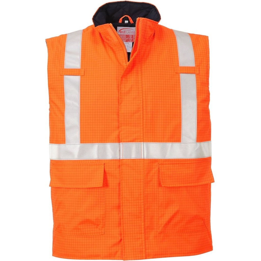 S776 Jelek i Trashë Hi-Vis Flake Duruese Antistatik Bizflame Rain