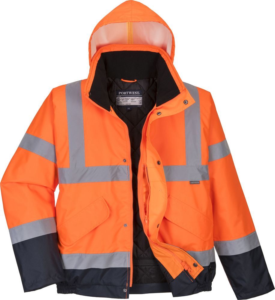 S266 Hi-Vis 2-Tone Bomber Jacket