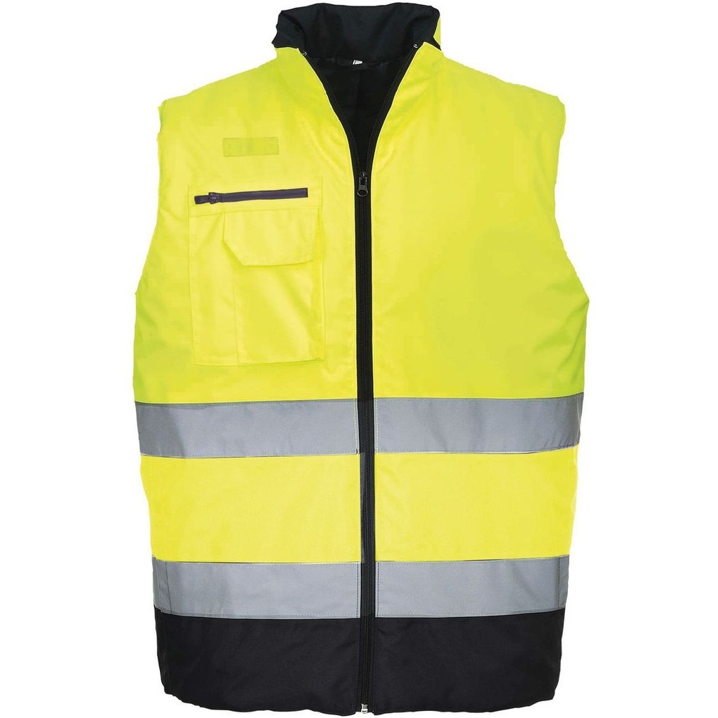 S267 Hi-Vis 2-Tone Bodywarmer