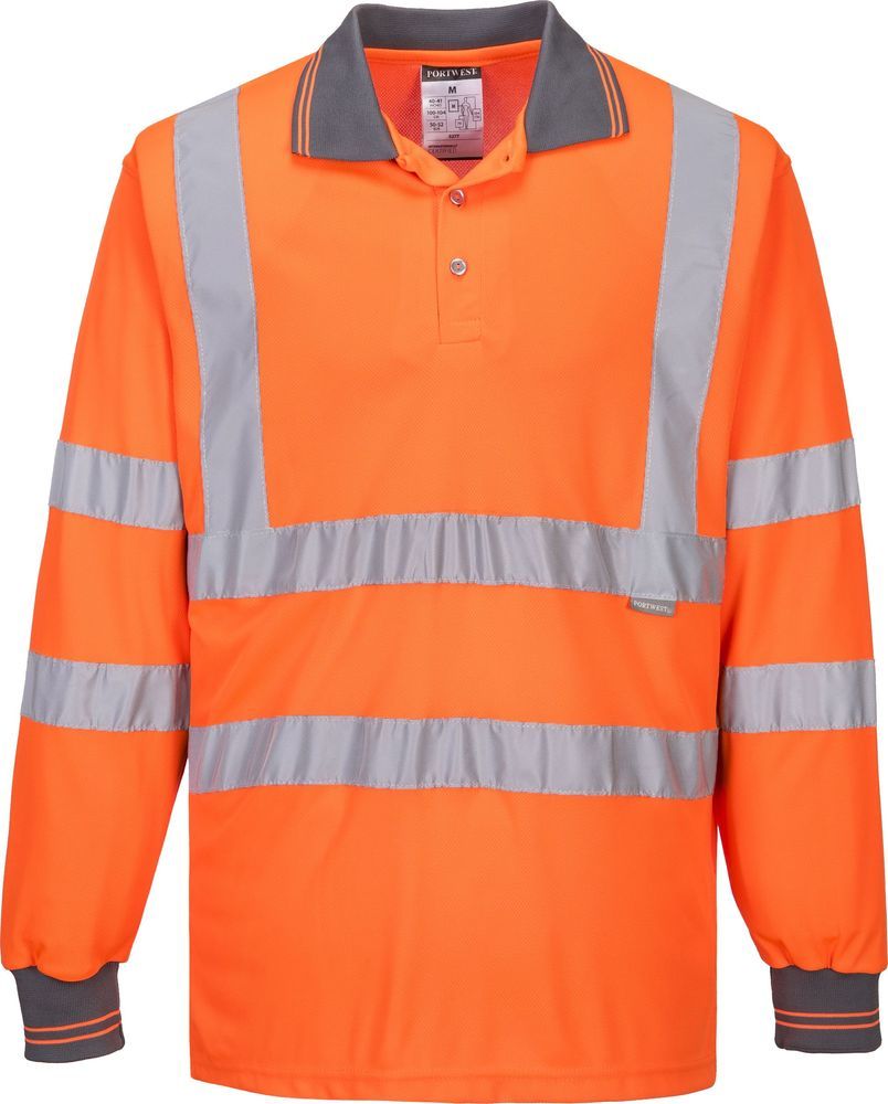 S277 Hi-Vis Polo Shirt L/S